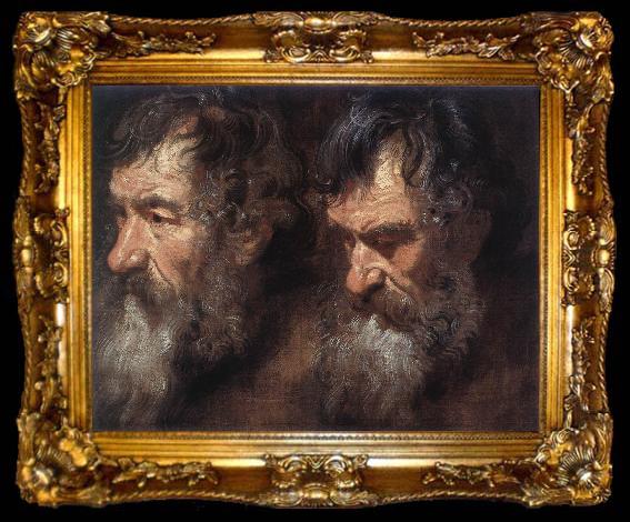 framed  DYCK, Sir Anthony Van Studies of a Man s Head, ta009-2